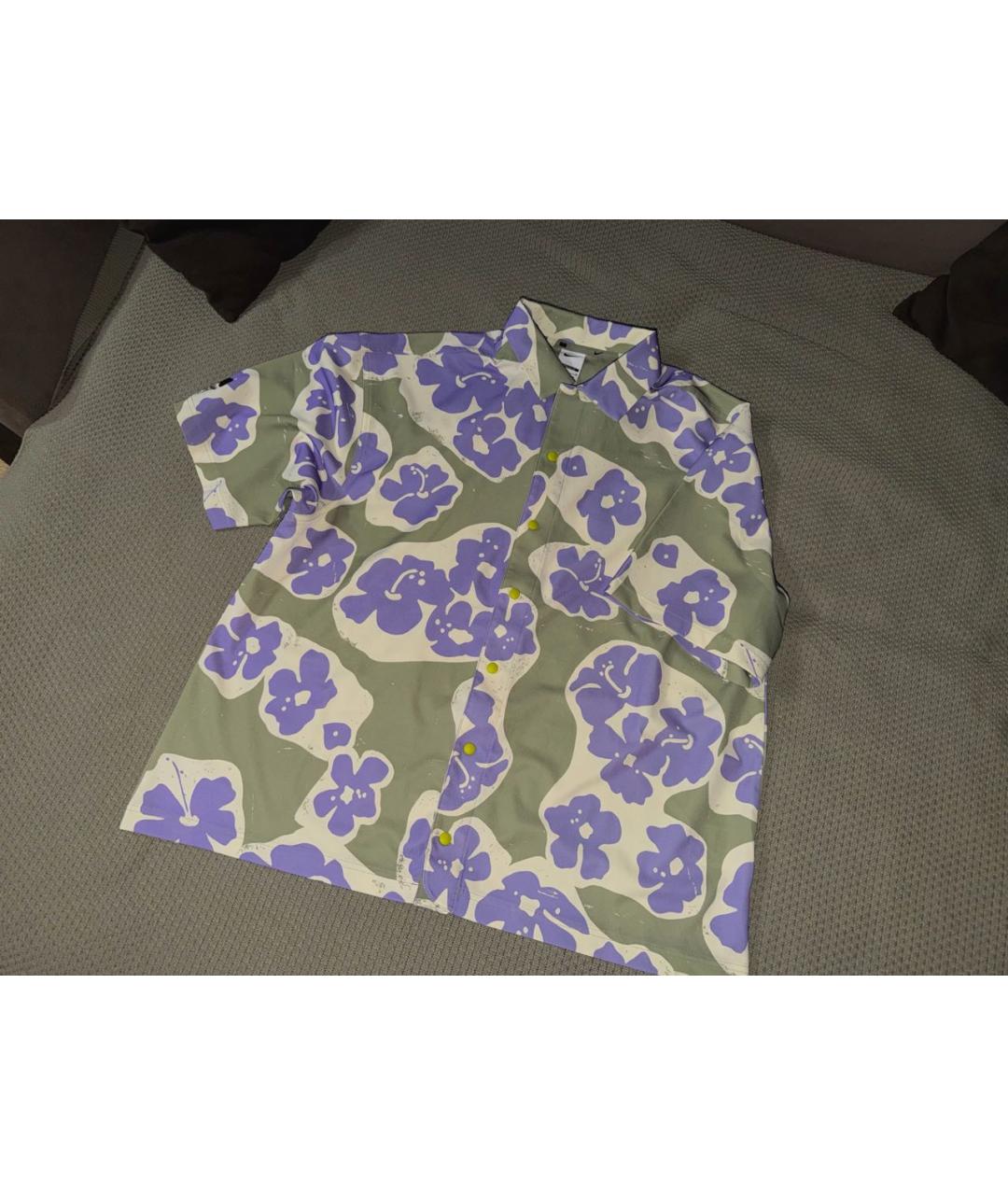 NIKE Зеленая кэжуал рубашка, фото 4