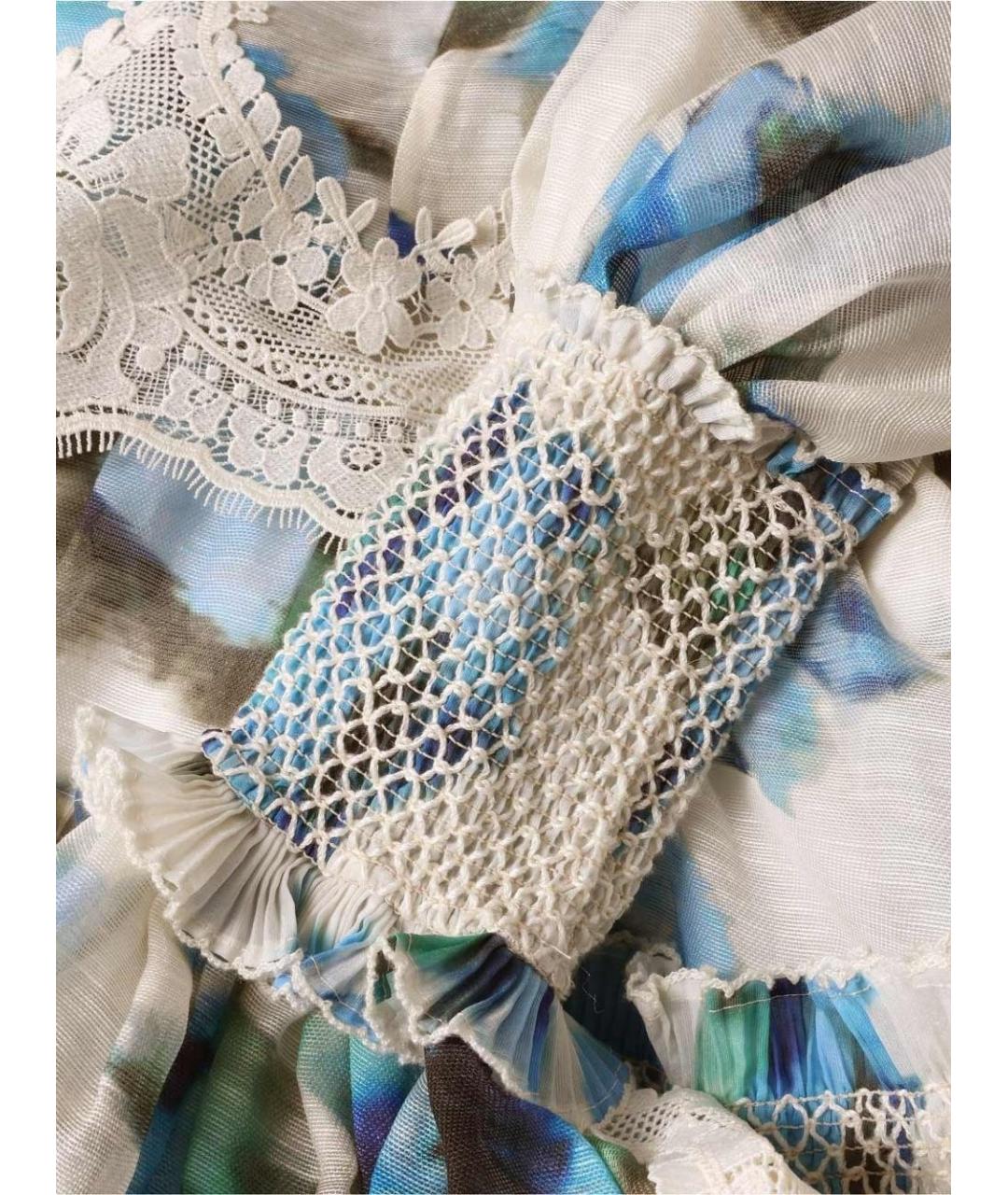 ZIMMERMANN Мульти льняное коктейльное платье, фото 2