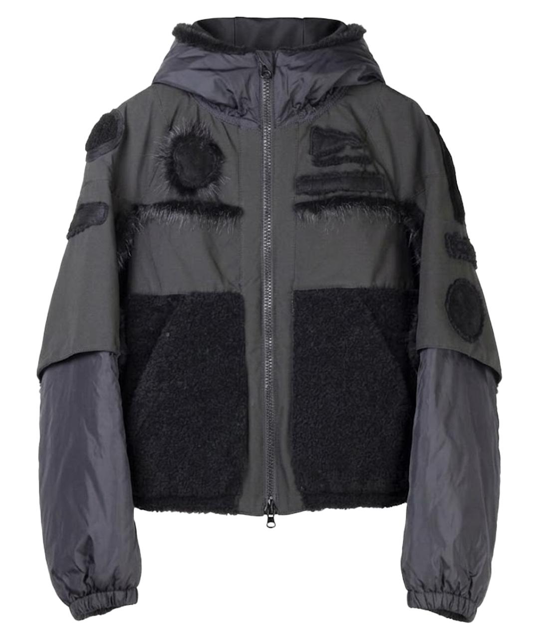 PRADA Черная полиэстеровая куртка, фото 1