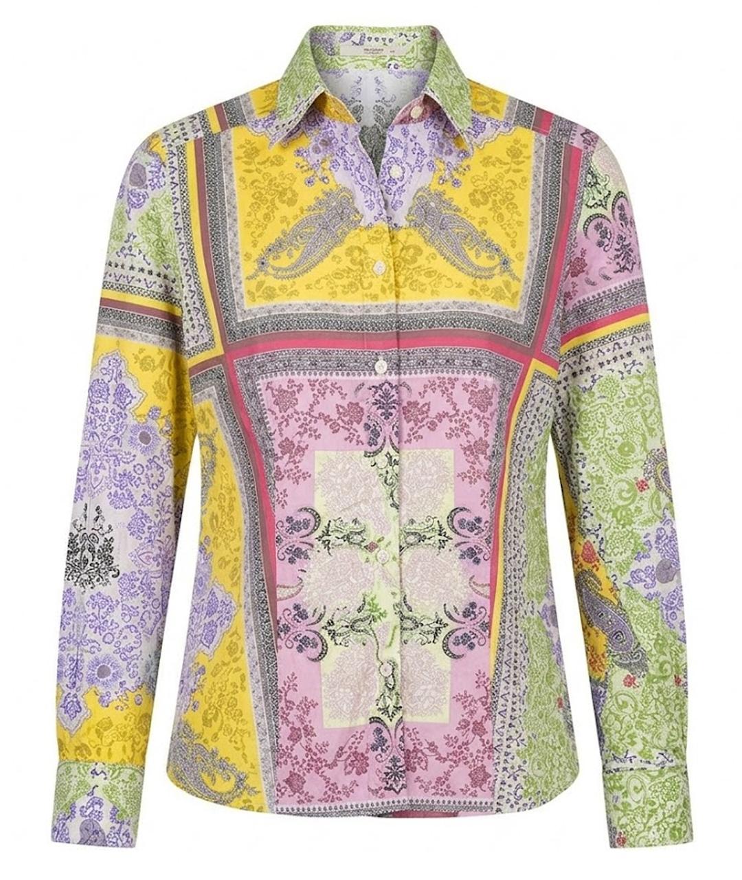 ETRO Желтая хлопковая рубашка, фото 1