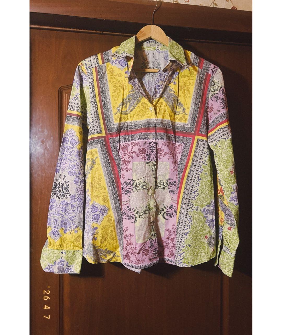 ETRO Желтая хлопковая рубашка, фото 5