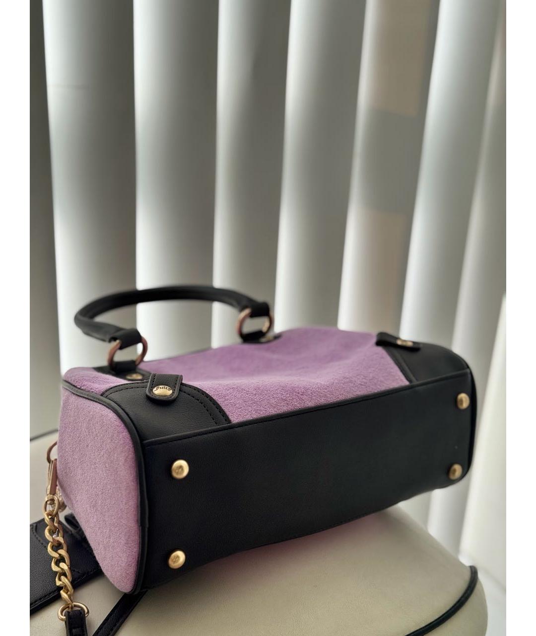 JUICY COUTURE Фиолетовая сумка с короткими ручками, фото 7