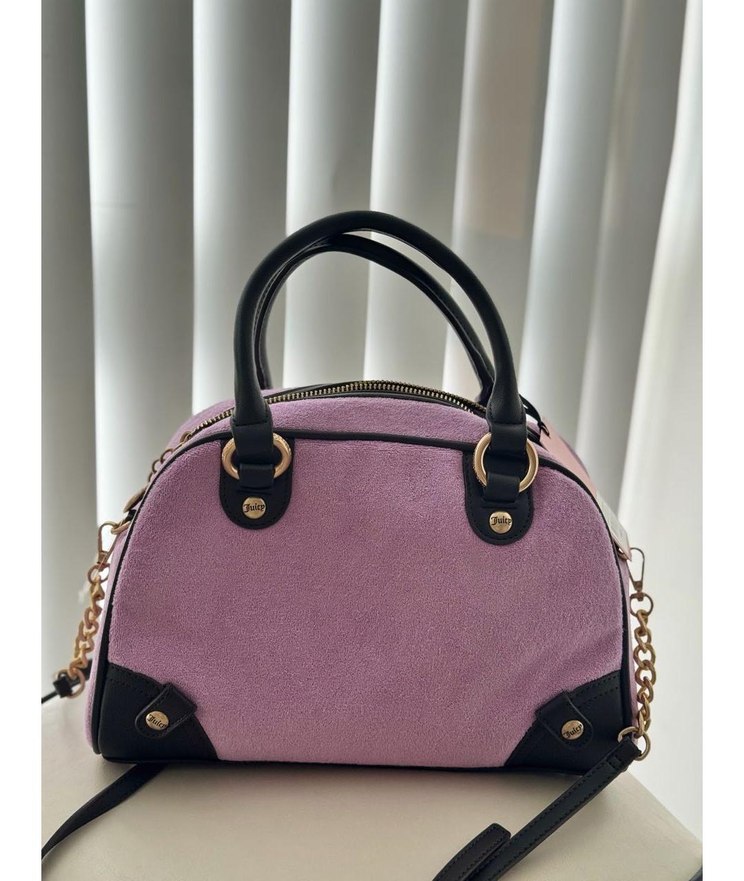 JUICY COUTURE Фиолетовая сумка с короткими ручками, фото 3