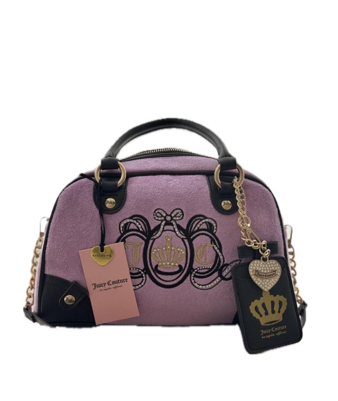 JUICY COUTURE Фиолетовая сумка с короткими ручками, фото 8