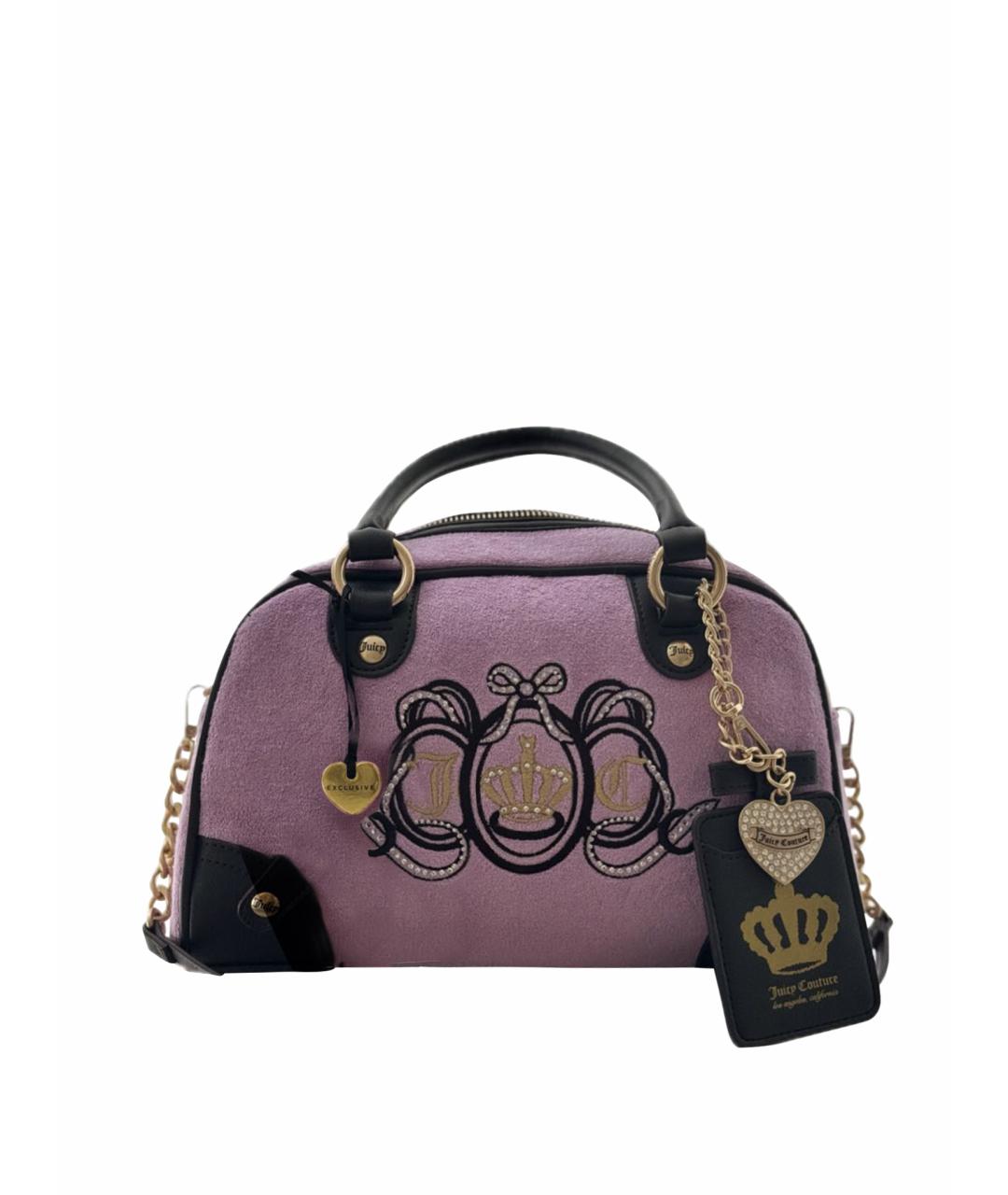 JUICY COUTURE Фиолетовая сумка с короткими ручками, фото 1