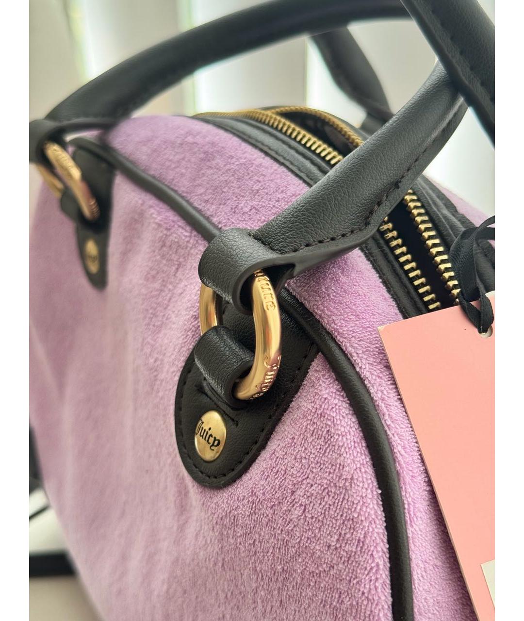 JUICY COUTURE Фиолетовая сумка с короткими ручками, фото 6