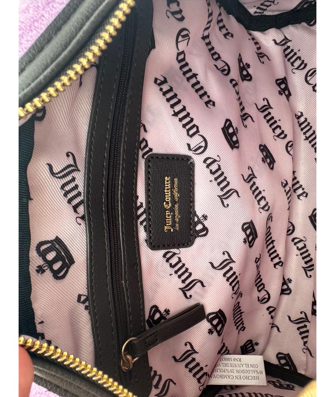 JUICY COUTURE Фиолетовая сумка с короткими ручками, фото 4