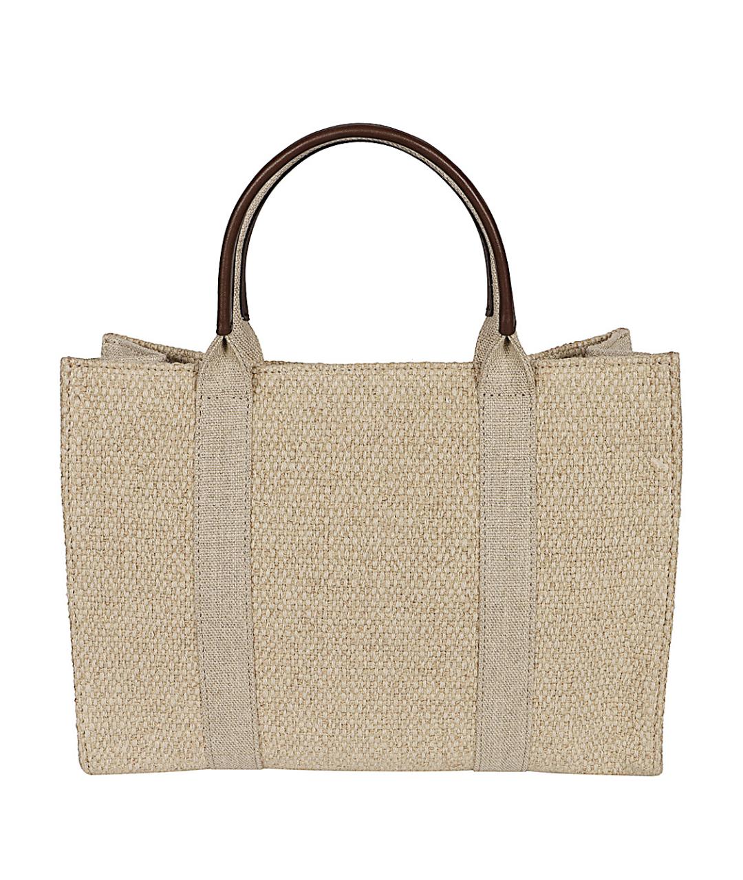 THE ROW Бежевая тканевая сумка тоут, фото 2