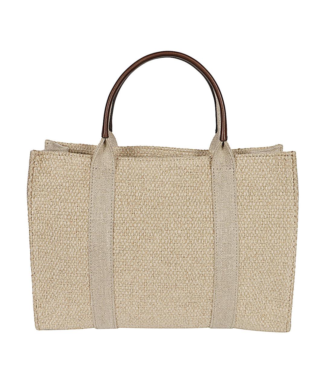 THE ROW Бежевая тканевая сумка тоут, фото 1