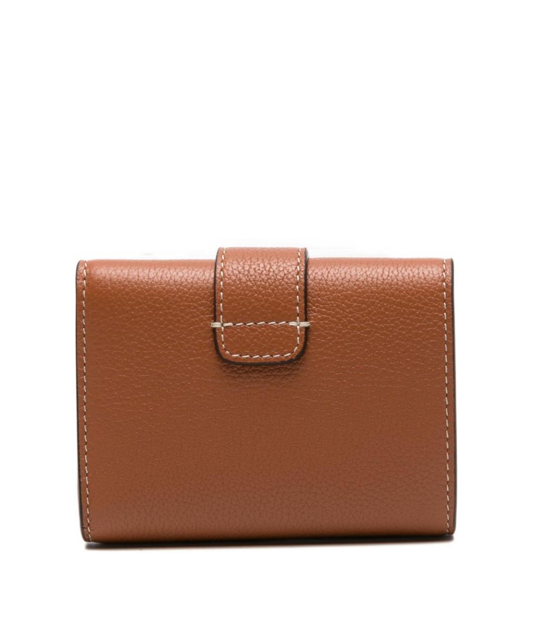 CELINE Коричневый кожаный кошелек, фото 2