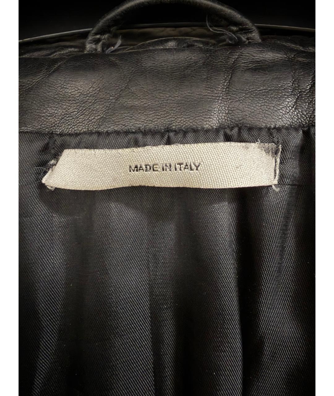 SAINT LAURENT Черная кожаная куртка, фото 8