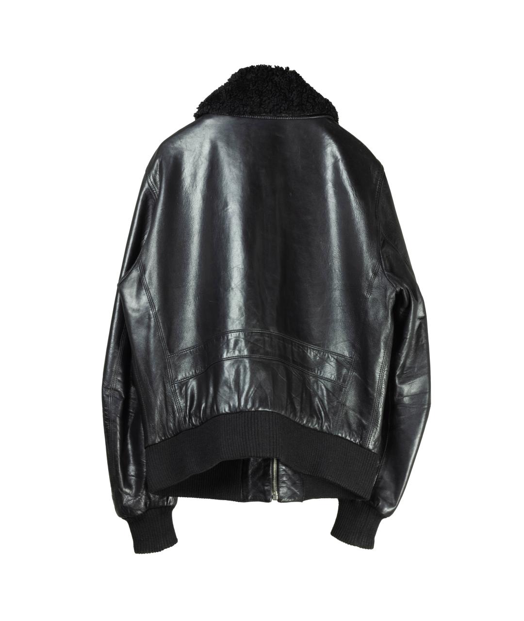 SAINT LAURENT Черная кожаная куртка, фото 2