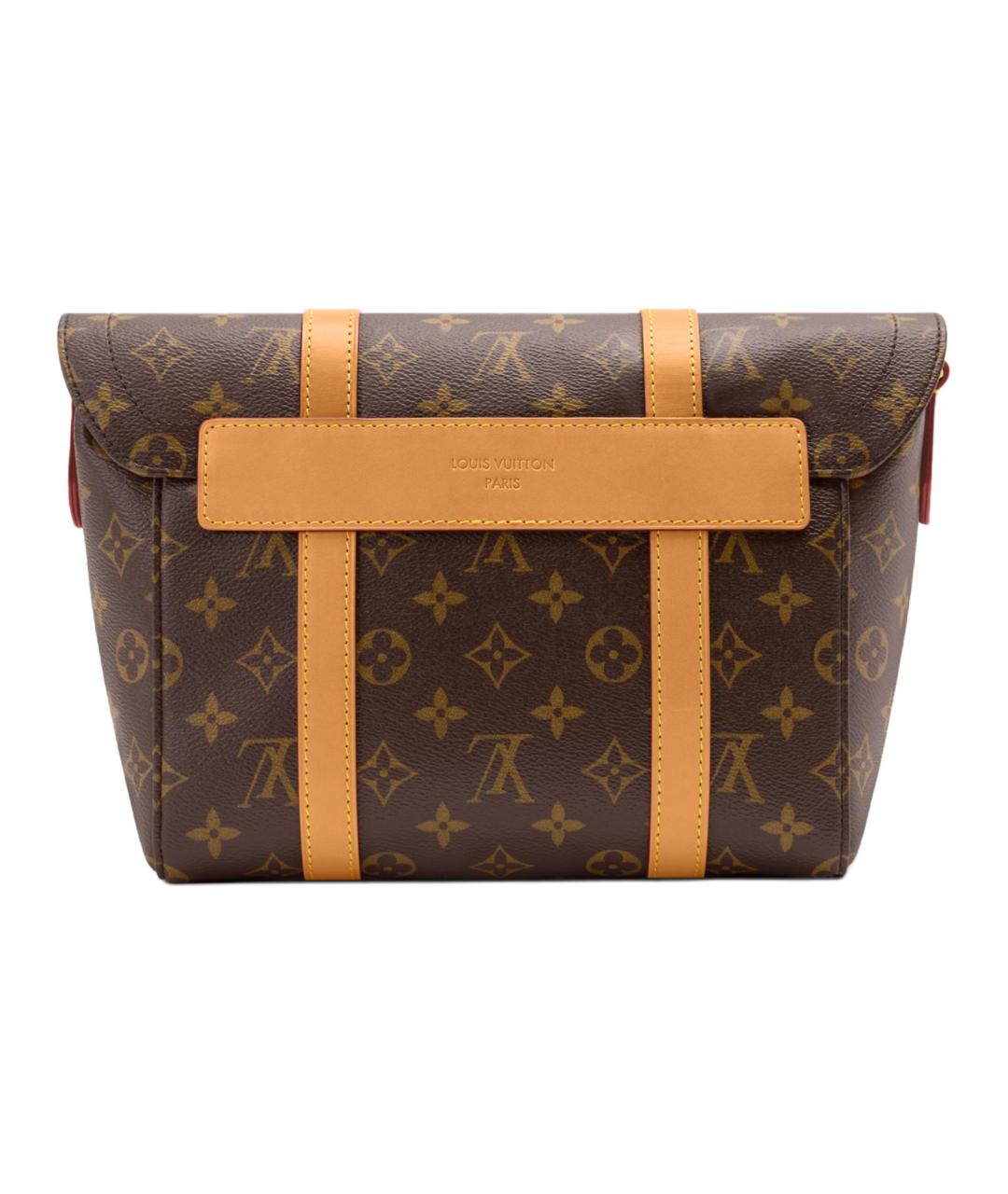 LOUIS VUITTON Коричневая сумка на плечо из канвы, фото 3