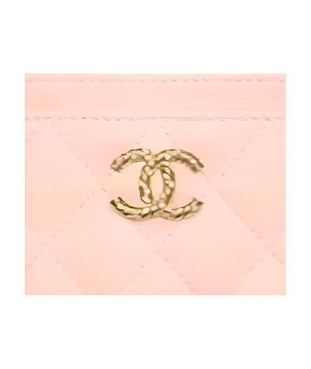 CHANEL Розовый кожаный кардхолдер, фото 2