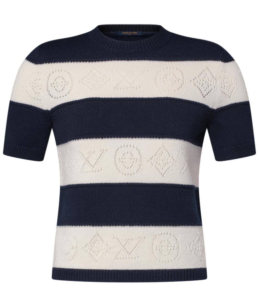 LOUIS VUITTON Синий кашемировый джемпер / свитер, фото 1