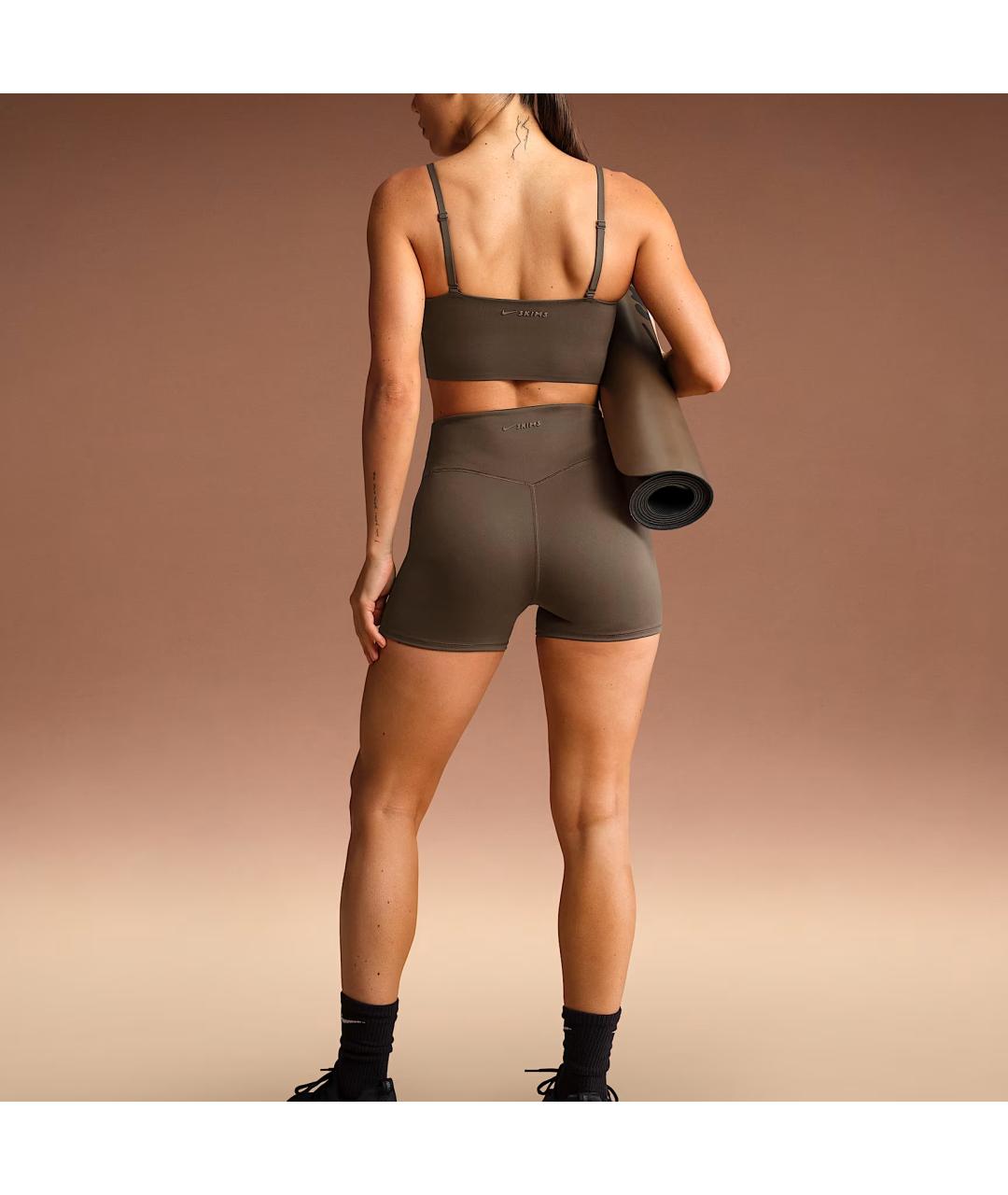 NIKE Коричневый бюстгалтеры, фото 3