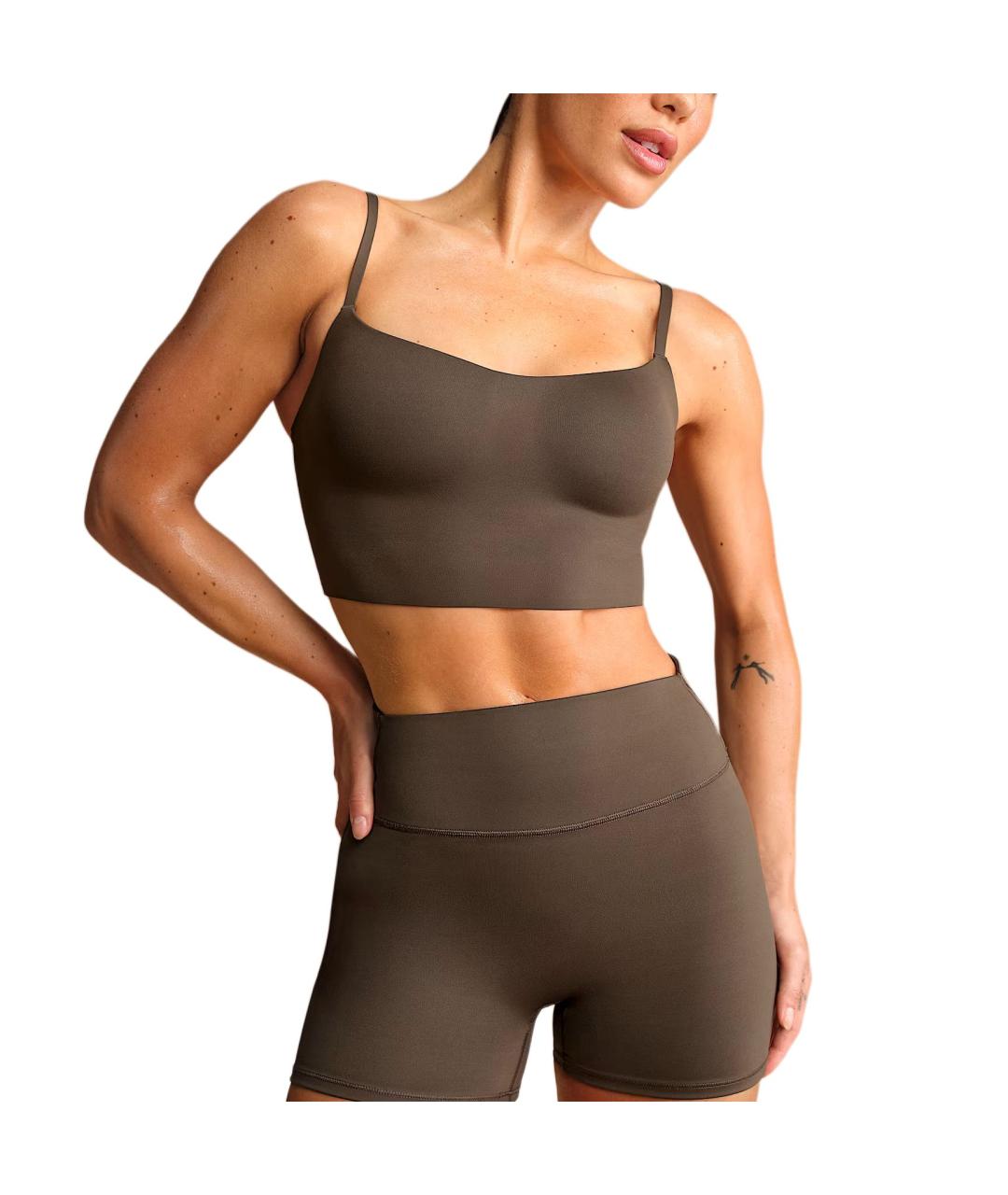 NIKE Коричневый бюстгалтеры, фото 4