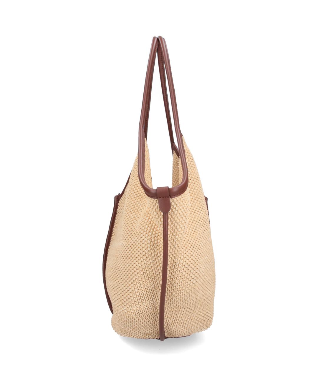 HEREU Бежевая сумка тоут, фото 5