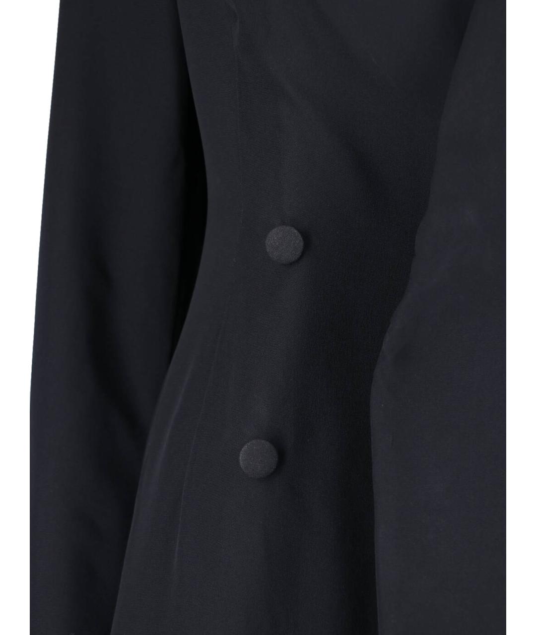 MAISON MARGIELA Черное ацетатное платье, фото 4