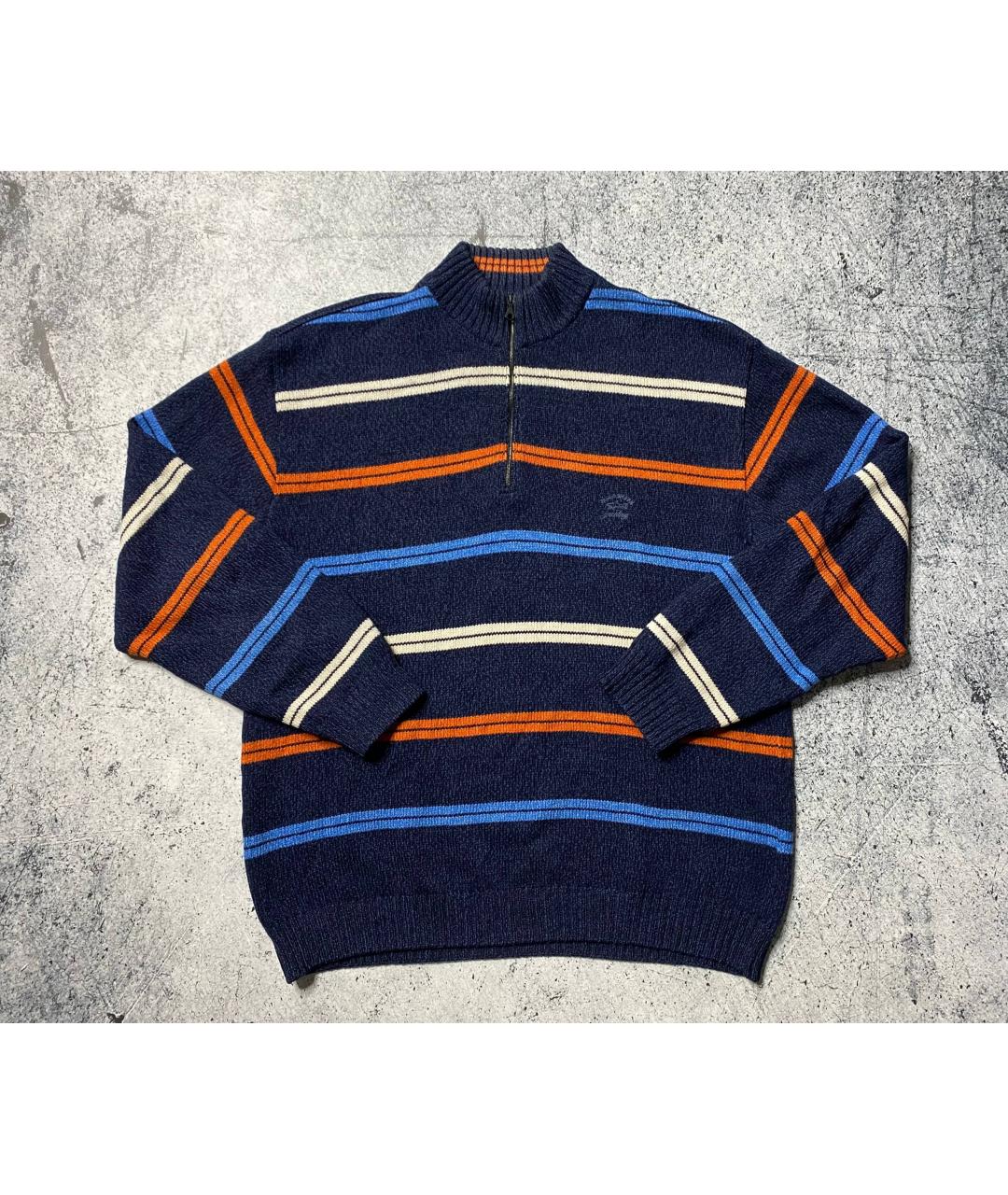 PAUL & SHARK Синий шерстяной джемпер / свитер, фото 3
