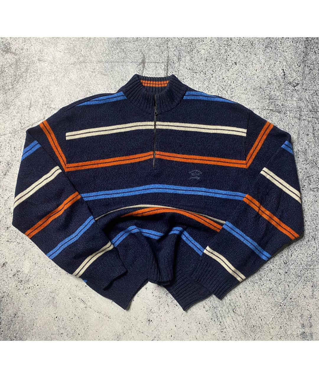 PAUL & SHARK Синий шерстяной джемпер / свитер, фото 2