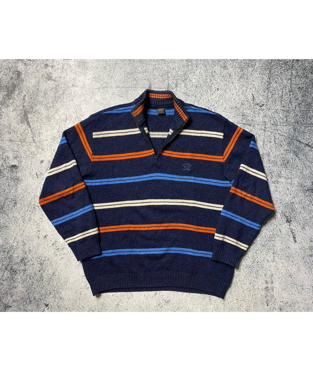 PAUL & SHARK Синий шерстяной джемпер / свитер, фото 4