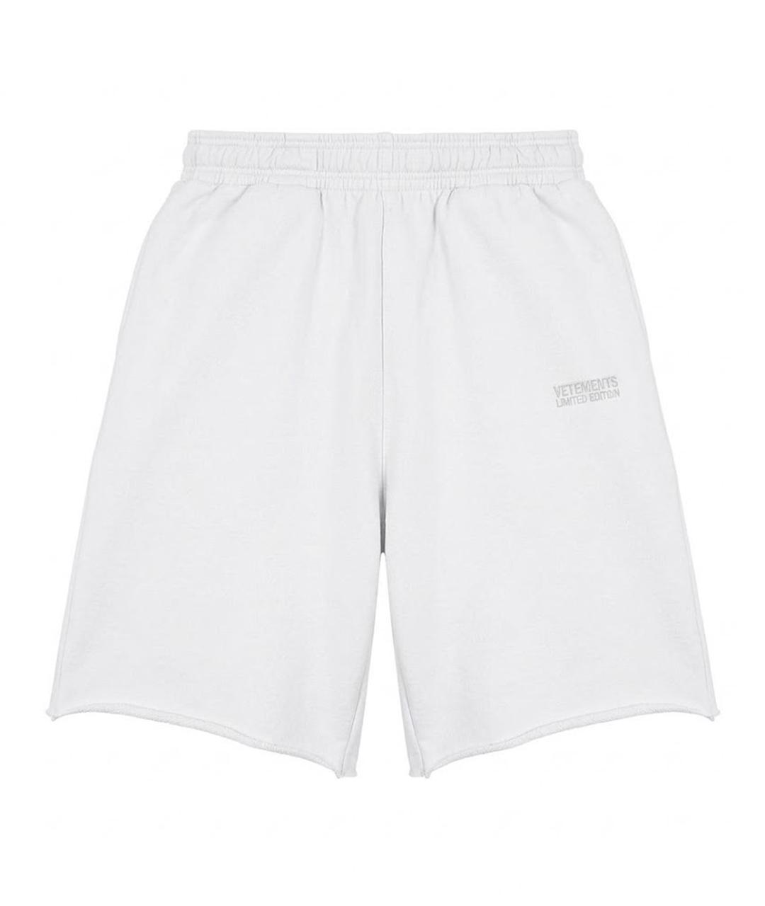 VETEMENTS Серые хлопковые шорты, фото 1