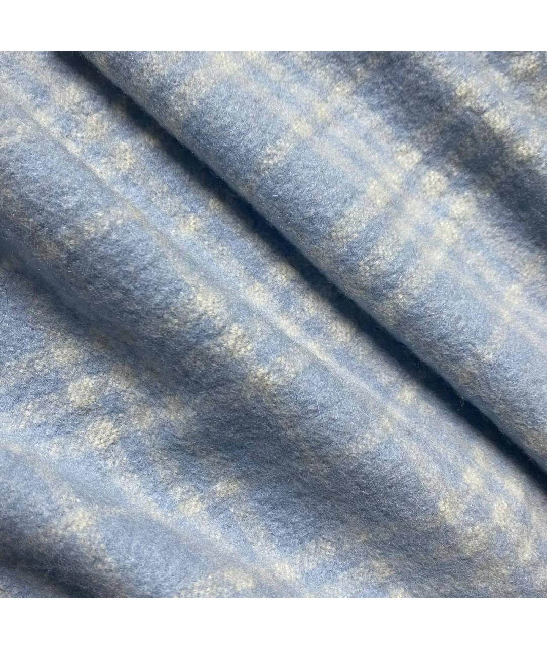 BURBERRY Синий кашемировый шарф, фото 6