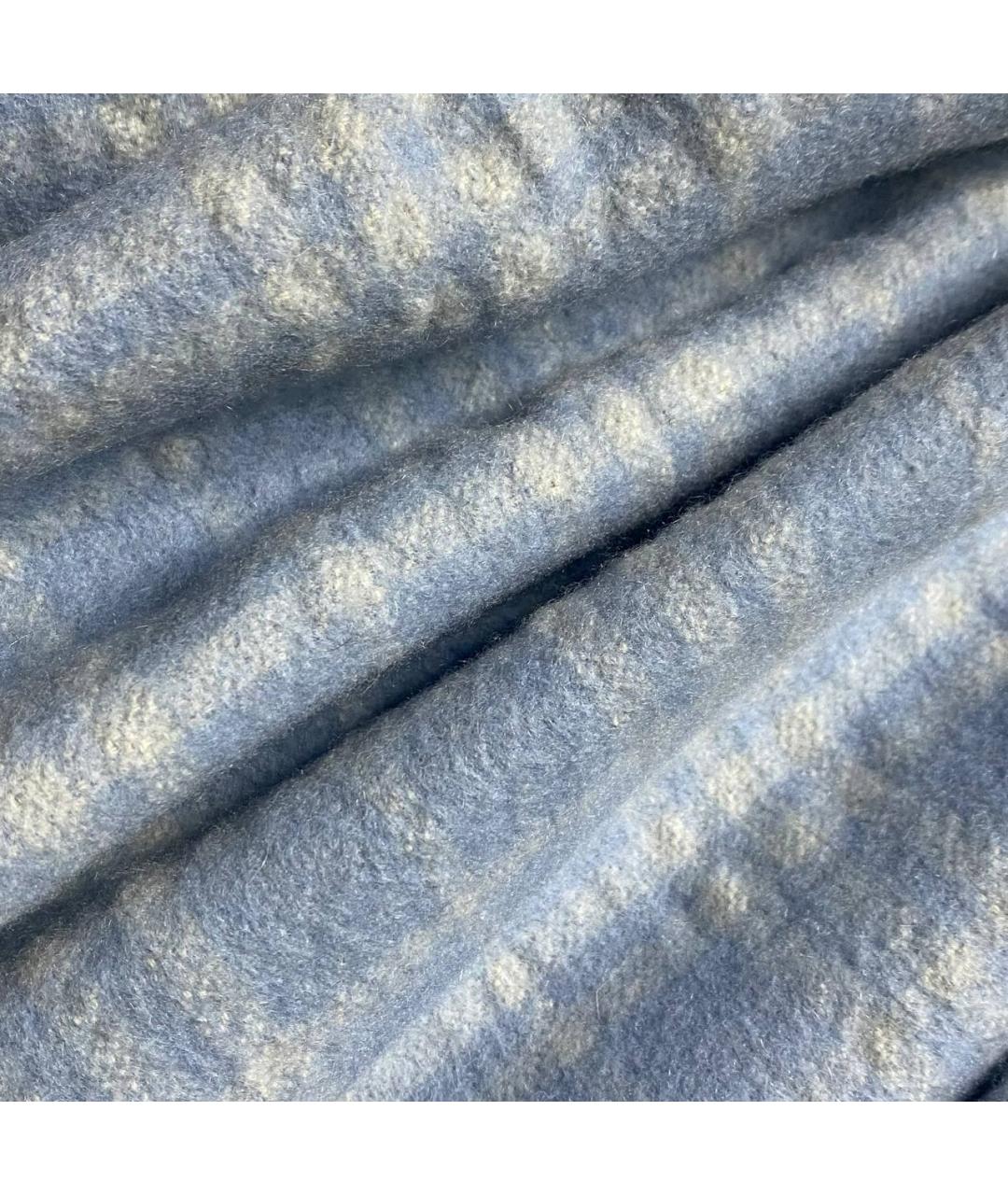 BURBERRY Синий кашемировый шарф, фото 7