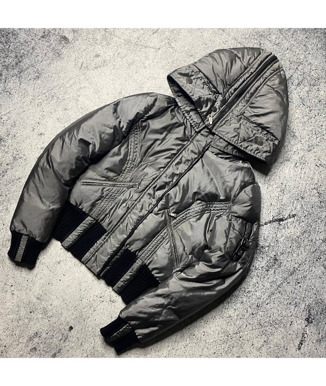 JOHN RICHMOND Серая полиамидовая куртка, фото 10
