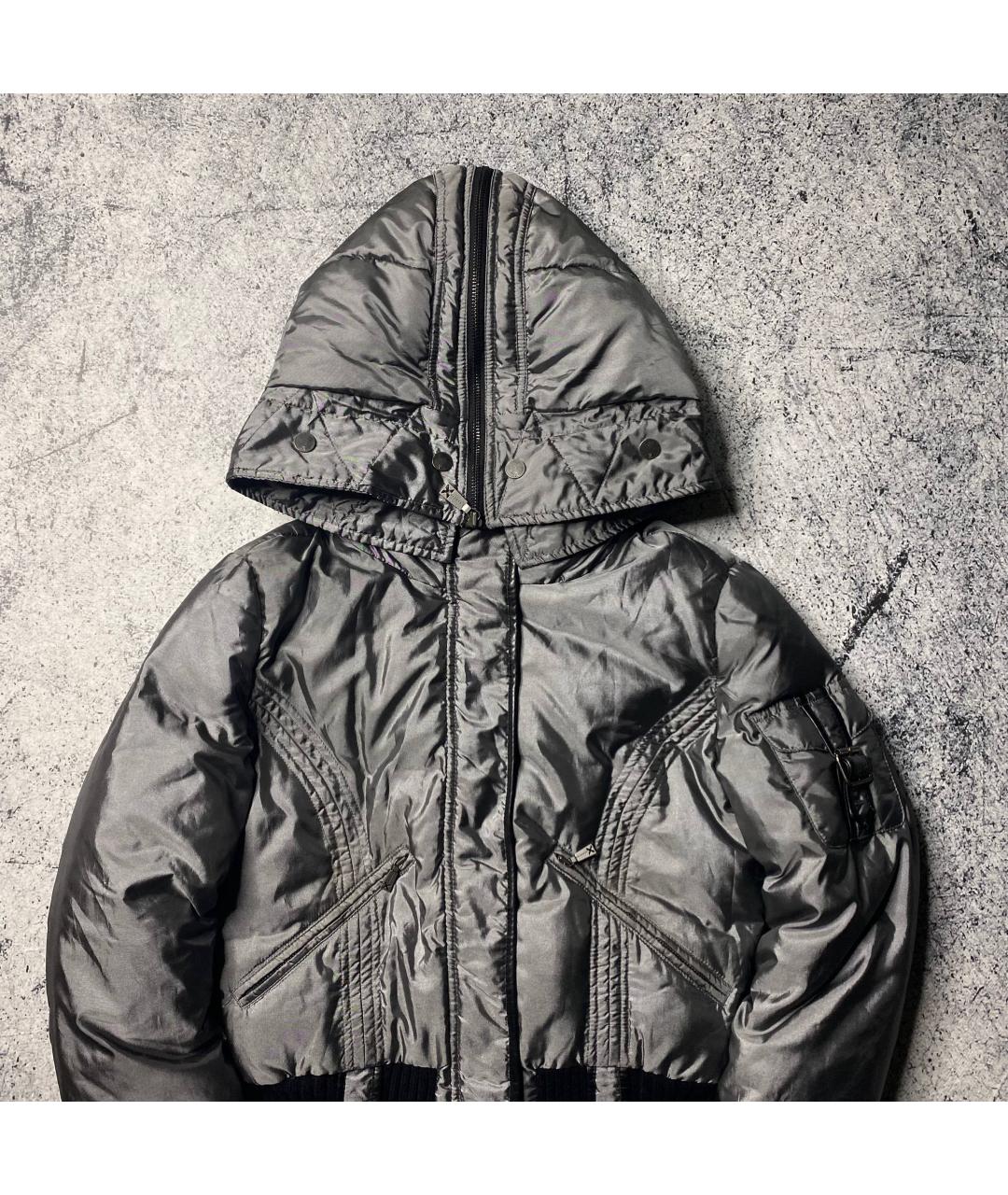 JOHN RICHMOND Серая полиамидовая куртка, фото 5