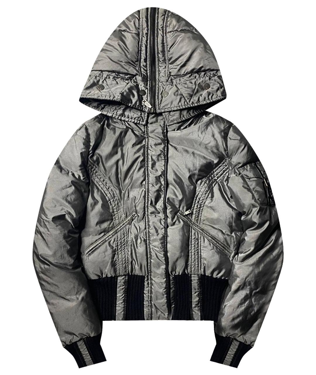 JOHN RICHMOND Серая полиамидовая куртка, фото 1