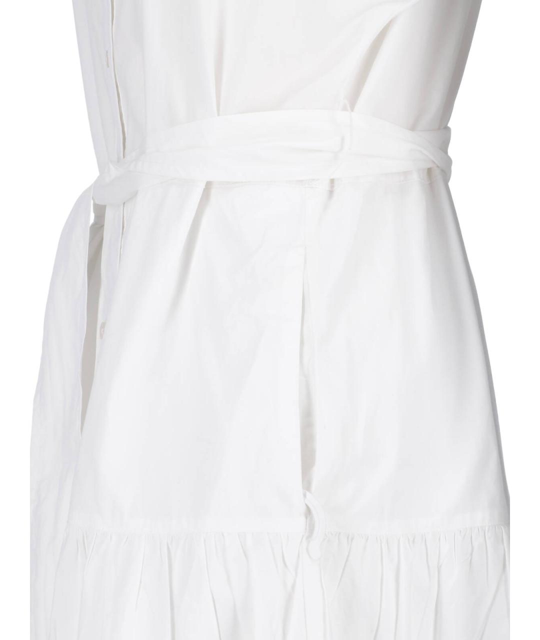 RALPH LAUREN Белое хлопковое платье, фото 3