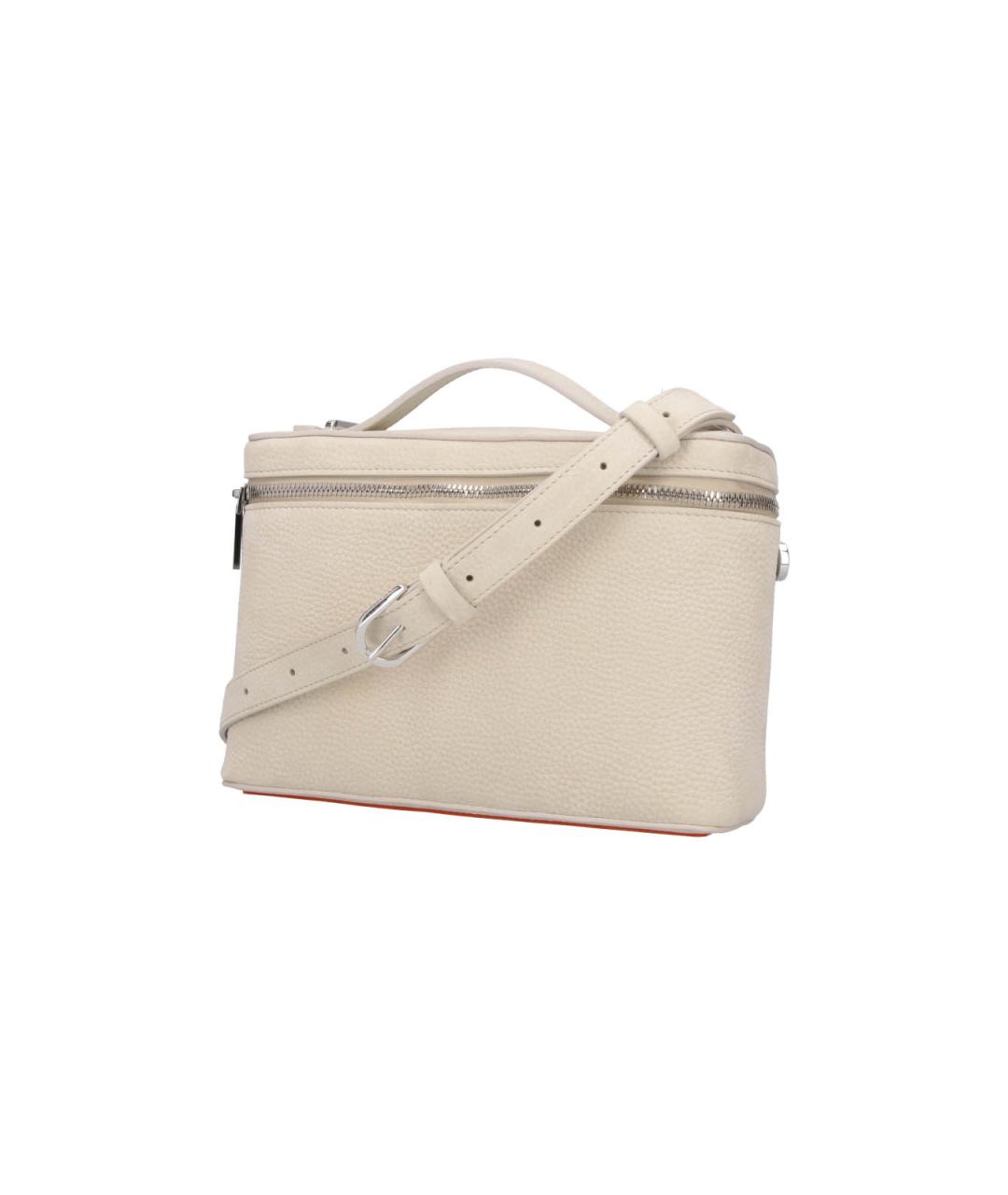 CHRISTIAN LOUBOUTIN Бежевая кожаная сумка на плечо, фото 2