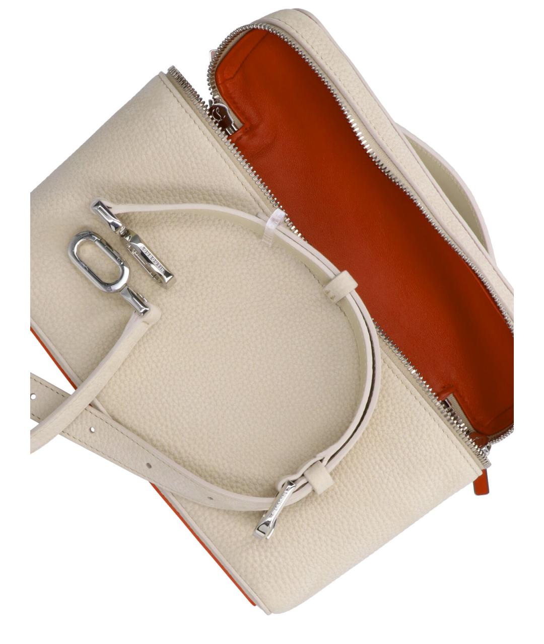 CHRISTIAN LOUBOUTIN Бежевая кожаная сумка на плечо, фото 4