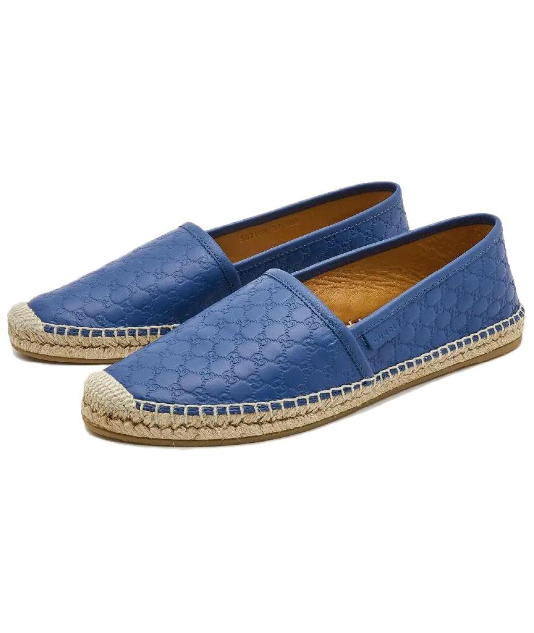 GUCCI Синие эспадрильи, фото 3