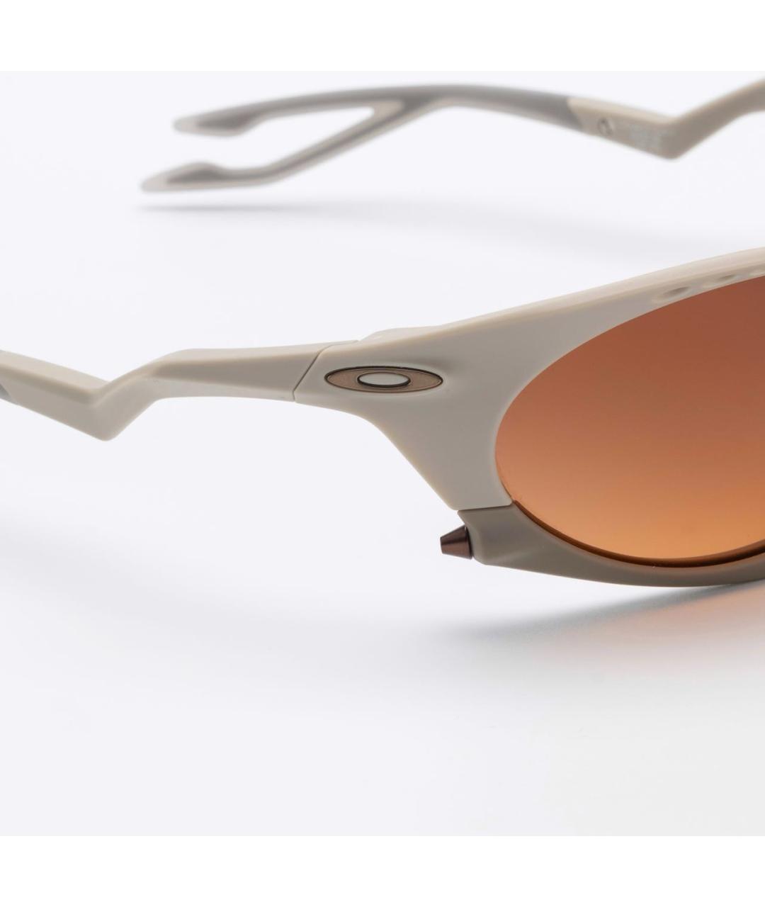 OAKLEY Бежевые пластиковые солнцезащитные очки, фото 3