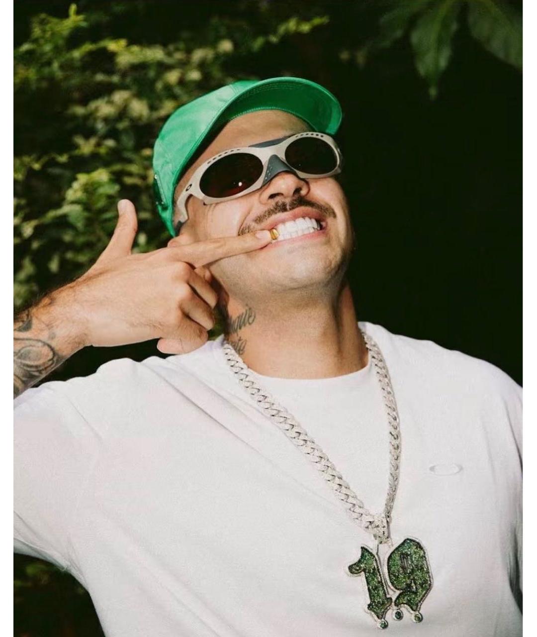 OAKLEY Бежевые пластиковые солнцезащитные очки, фото 7