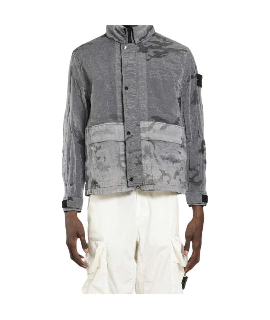 STONE ISLAND Серая куртка, фото 3