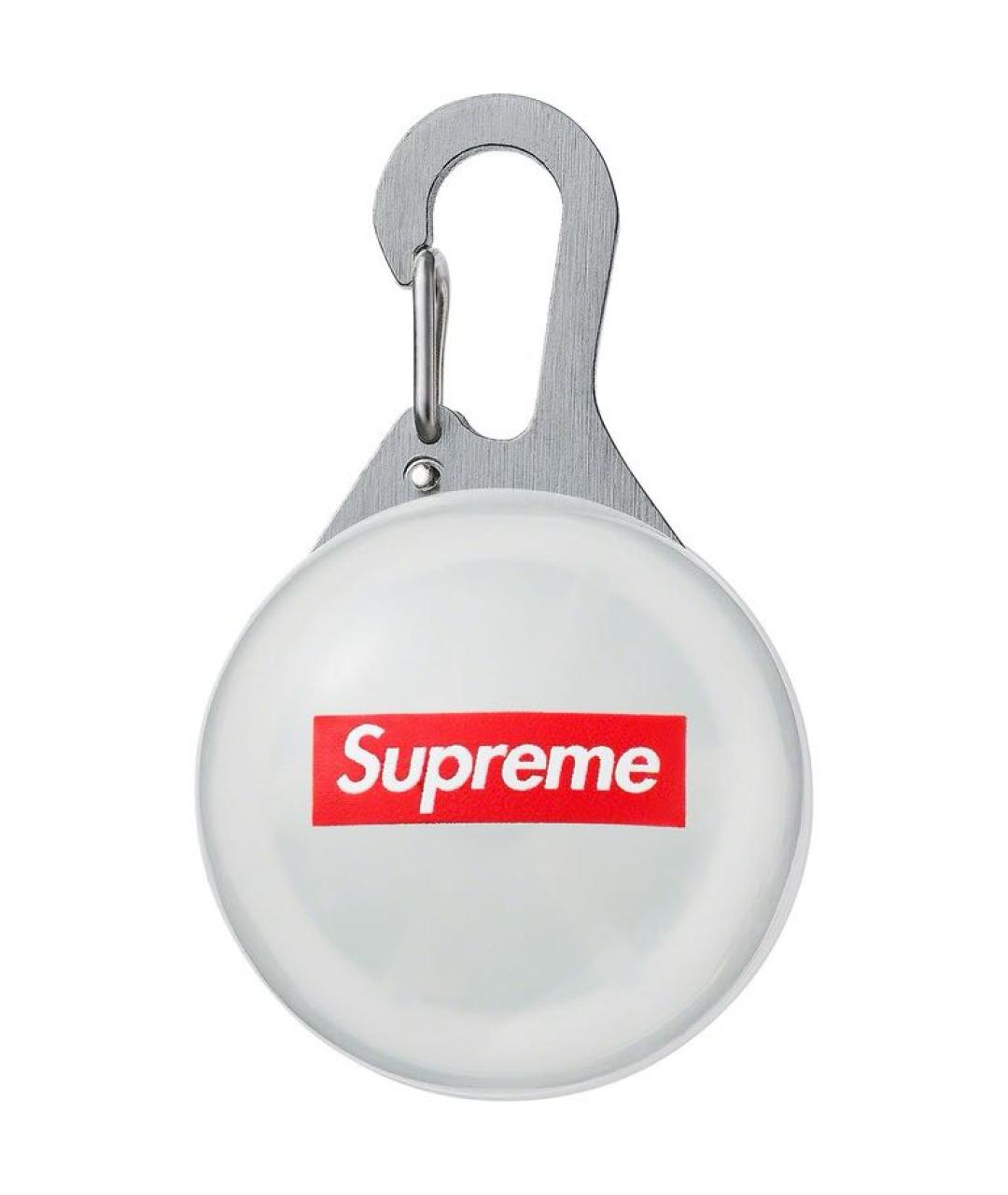SUPREME Белый брелок, фото 8