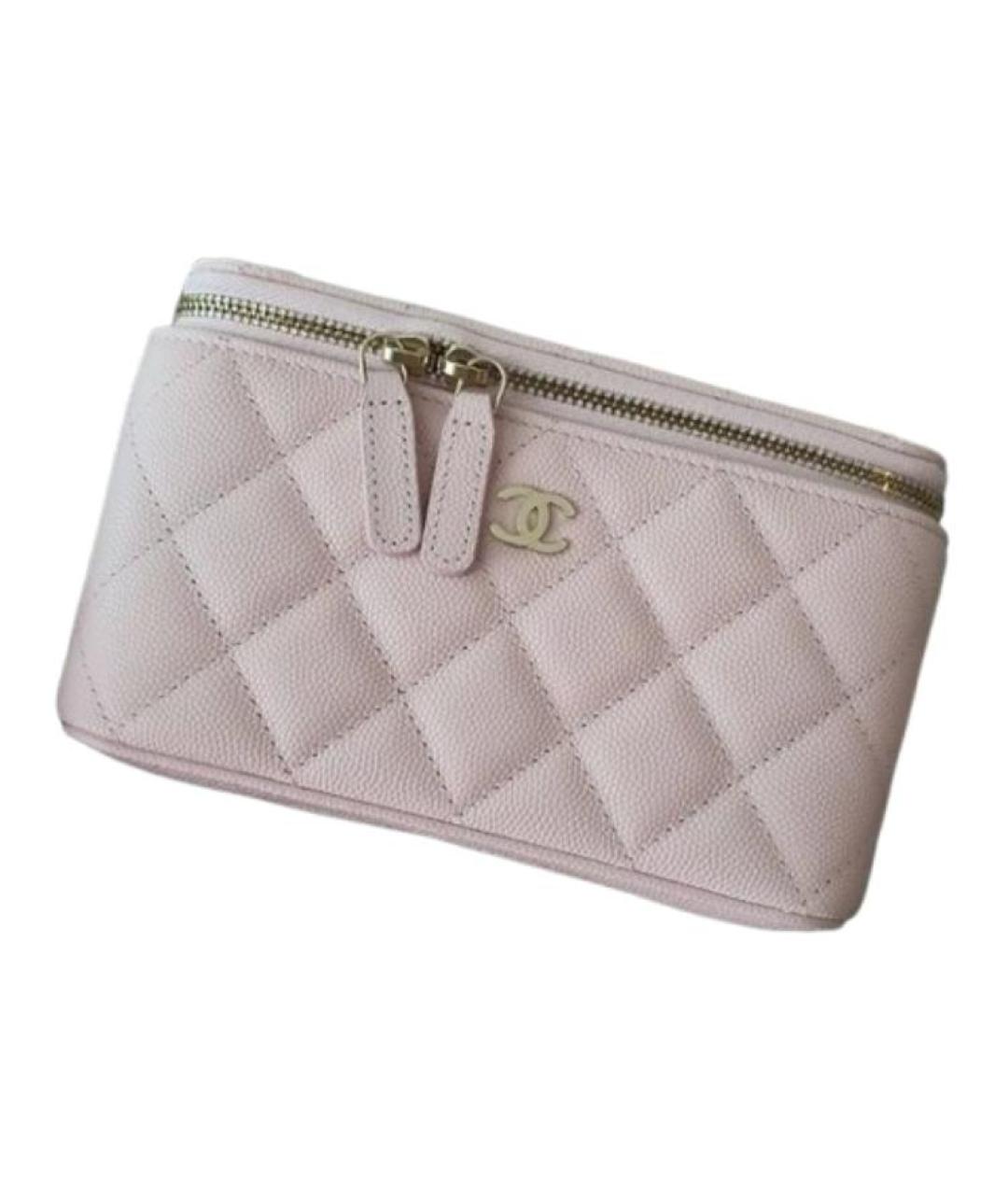 CHANEL Розовая кожаная сумка через плечо, фото 2