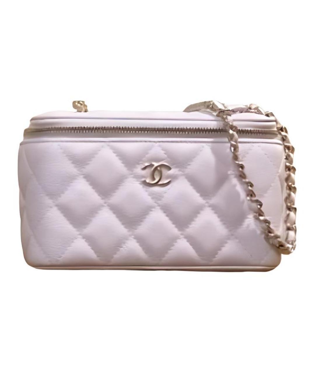 CHANEL Розовая кожаная сумка через плечо, фото 1