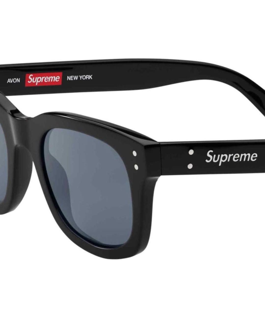 SUPREME Черные пластиковые солнцезащитные очки, фото 8