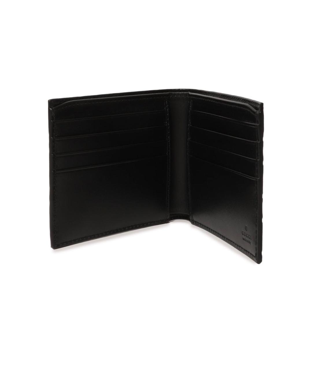 GUCCI Черный кожаный кошелек, фото 3