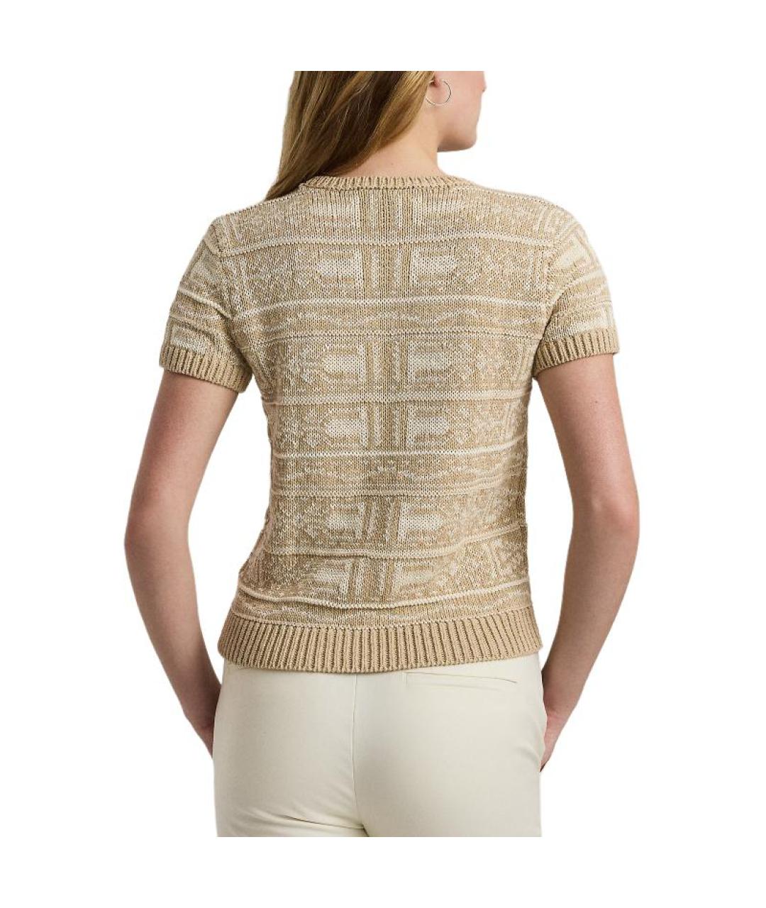 POLO RALPH LAUREN Бежевый джемпер / свитер, фото 3