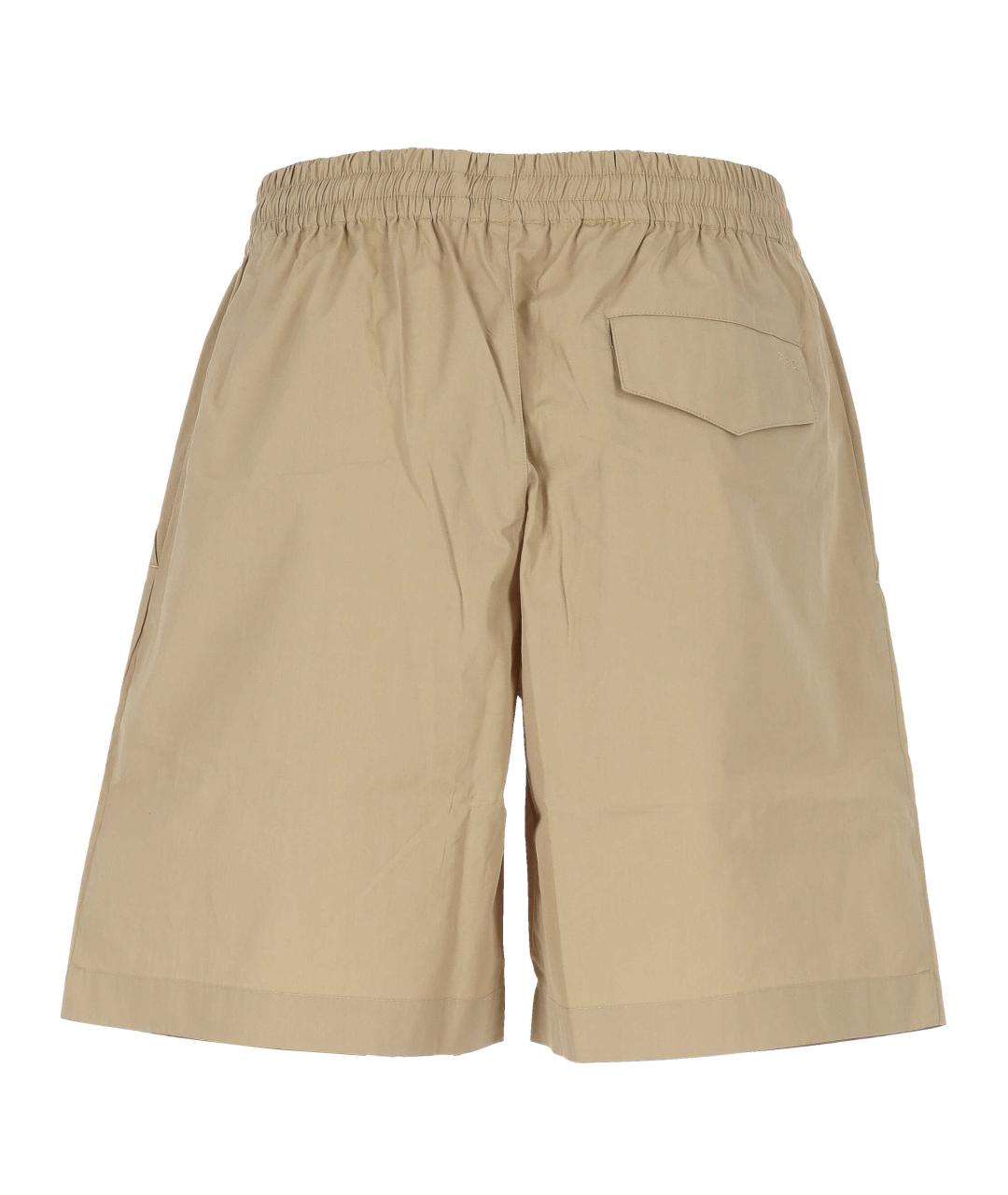 A.P.C. Бежевые хлопковые шорты, фото 3