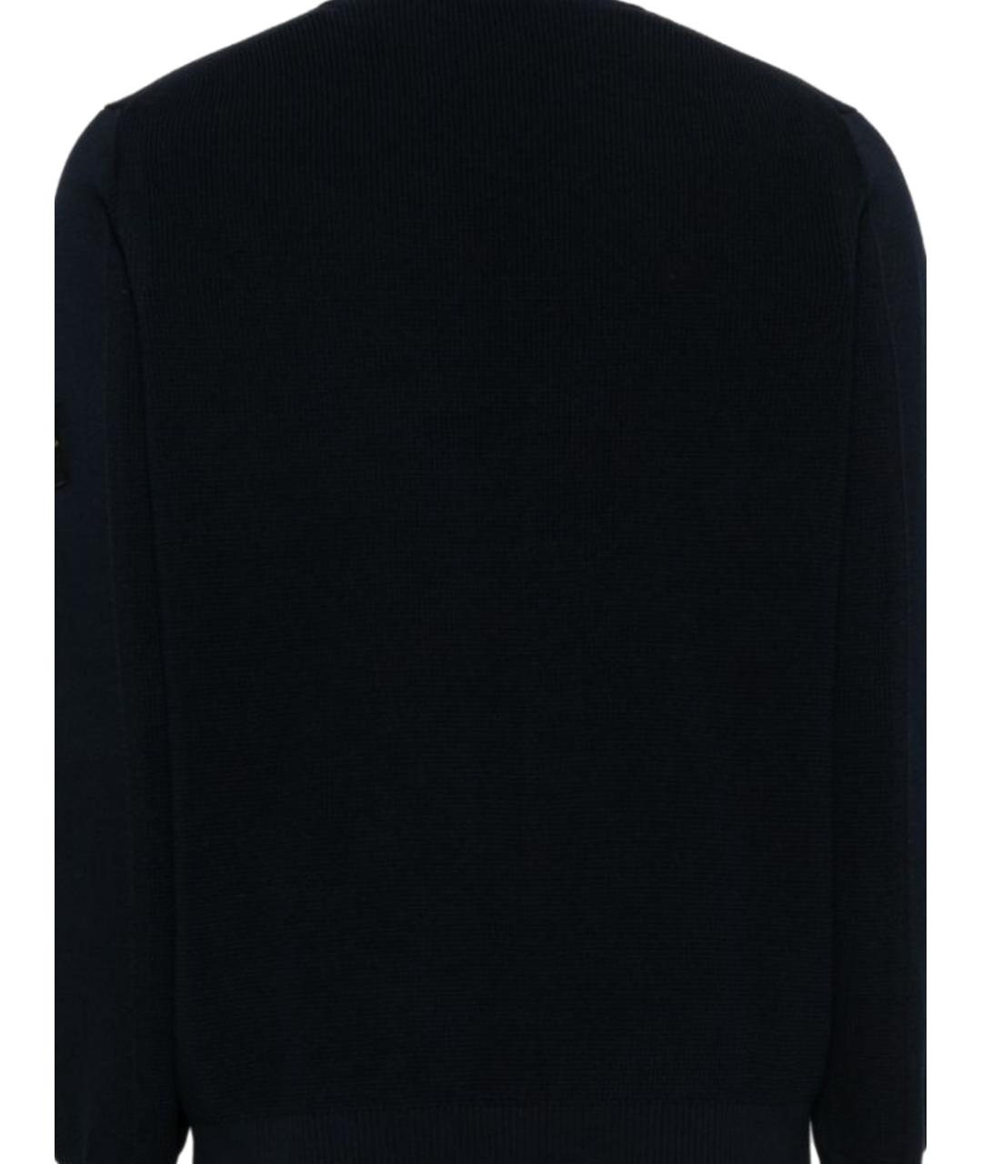 STONE ISLAND Синий хлопковый джемпер / свитер, фото 3