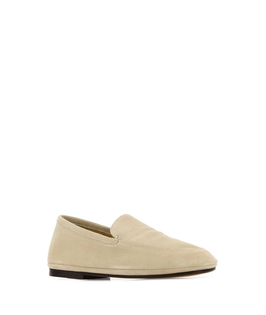 LEMAIRE Бежевые замшевые лоферы, фото 2