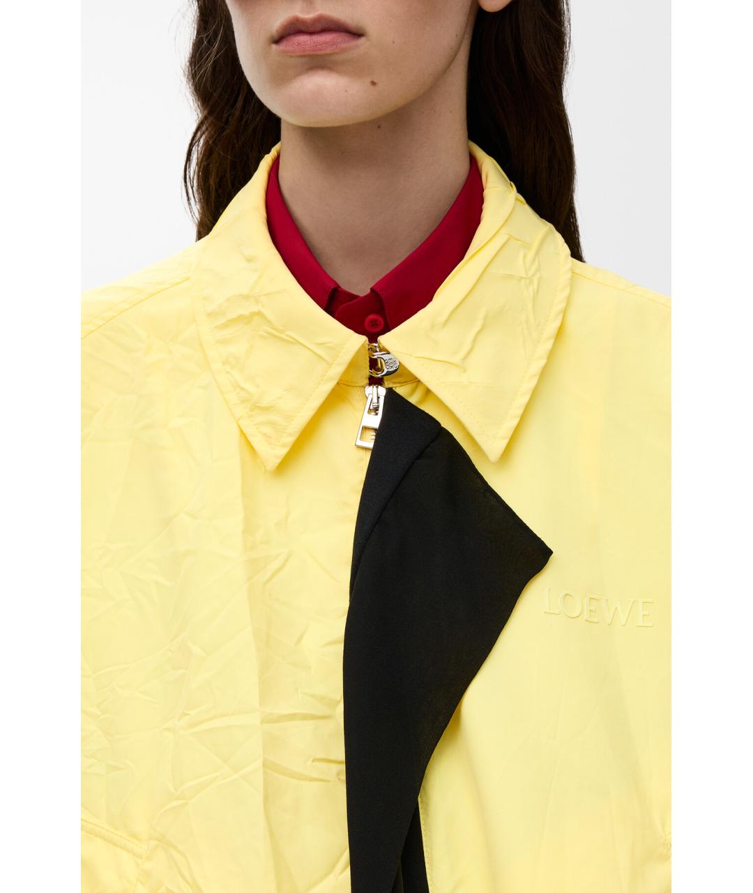 LOEWE Желтая полиэстеровая куртка, фото 3