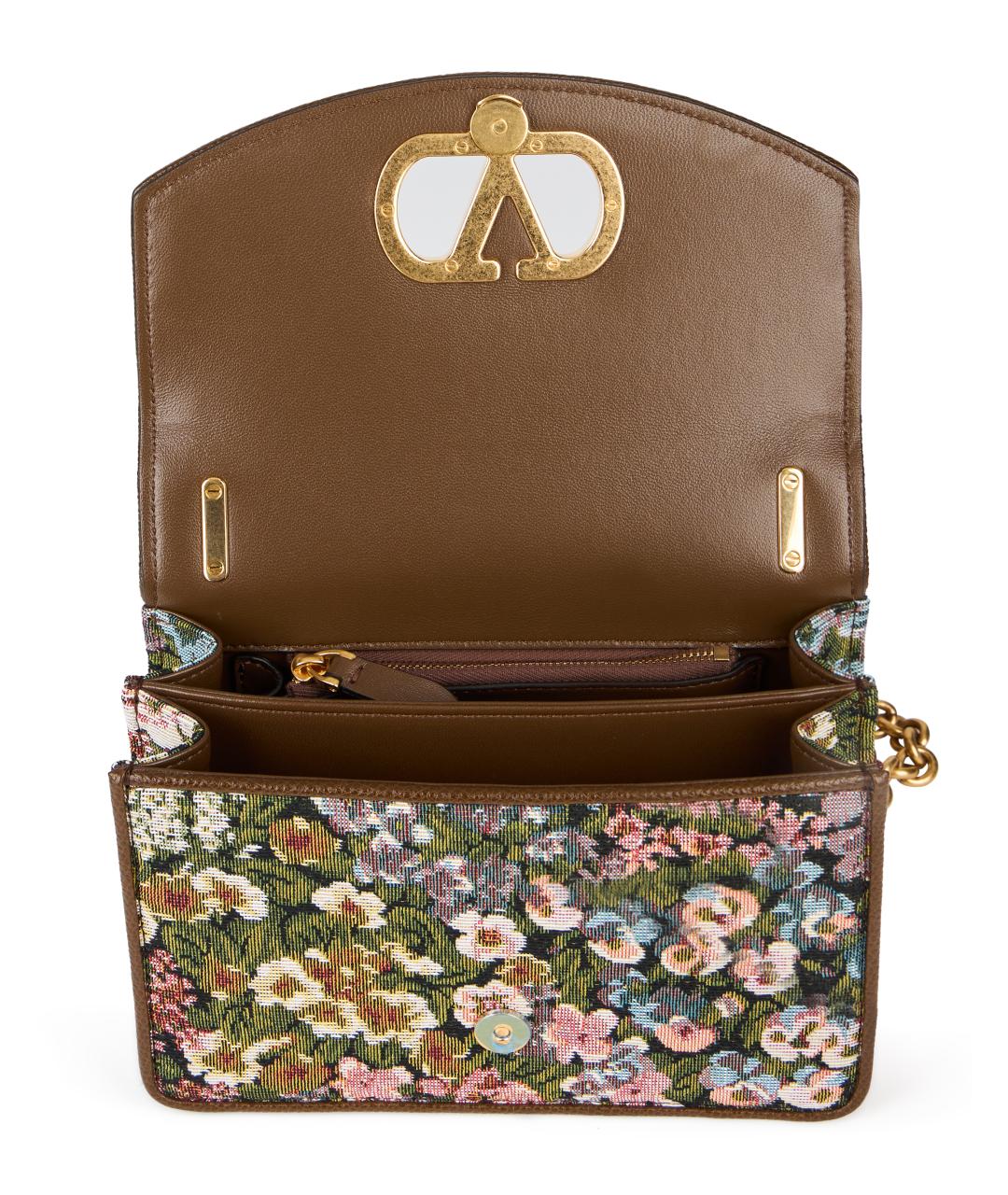 VALENTINO Мульти жаккардовая сумка через плечо, фото 5